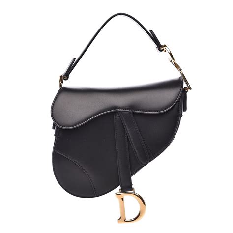 dior mini saddle bag black